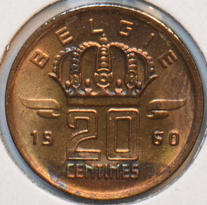Belgium 1960 20 Centimes 193677 combine shipping