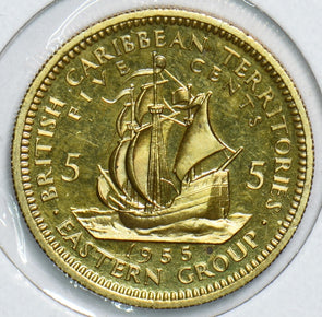 British Caribbean Territories 1955 5 Cents 198806 combine shipping