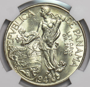 Panama 1947 Balboa NGC MS64 NG1002 combine shipping