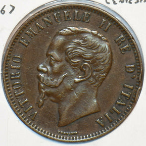 Italy 1867 H 10 Centesimi 296724 combine shipping