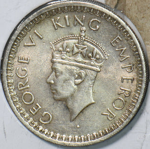 British India 1944 1/2 Rupee 295451 combine shipping