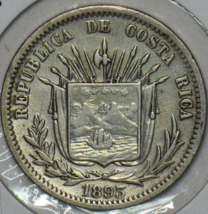 Costa Rica 1895 25 Centavos 297492 combine shipping