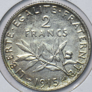France 1915 2 Francs  191841 combine shipping