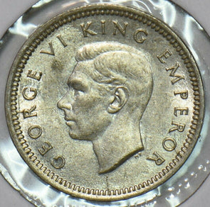 New Zealand 1942 3 Pence 297565 combine shipping