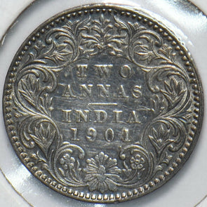 British India 1901 C 2 Annas 294030 combine shipping