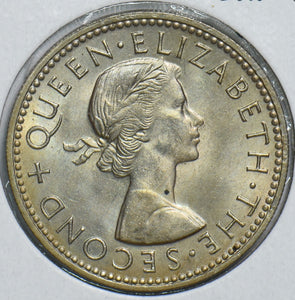 New Zealand 1962 Shilling 298706 combine shipping