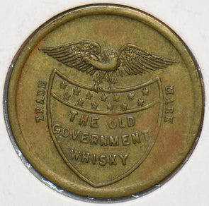 1900 ~40 Redding, CA. The old government whiskey Token TC. 219355 490856 combin