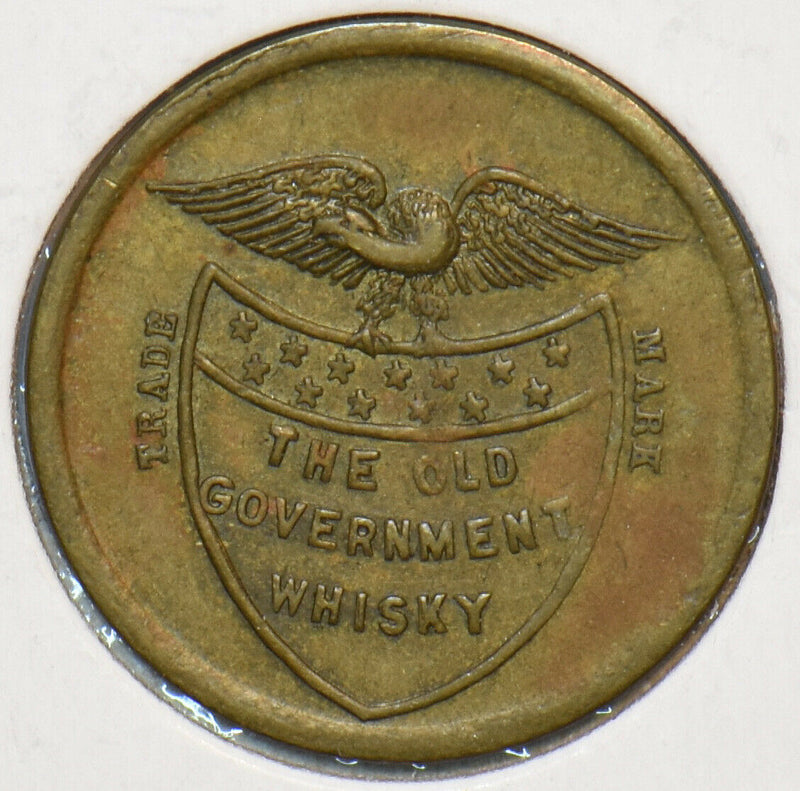 1900 ~40 Redding, CA. The old government whiskey Token TC. 219355 490856 combin