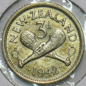New Zealand 1942 3 Pence 196419 combine shipping