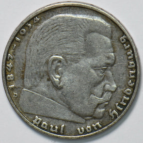 Germany 1937 2 Mark Eagle animal 193437 combine shipping