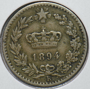 Italy 1894 R 20 Centesimi 294909 combine shipping
