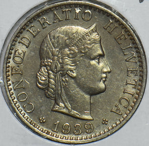 Switzerland 1939 20 Rappen 297479 combine shipping