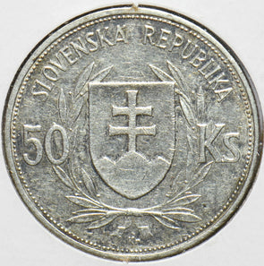 Slovenia 1944 50 Krones 192203 combine shipping