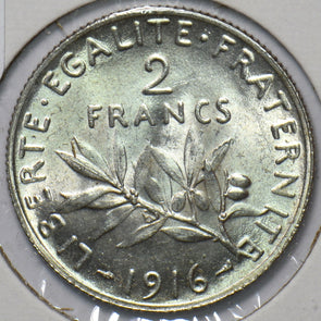 France 1916 2 Francs 294283 combine shipping