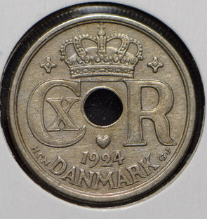 Denmark 1924 25 Ore  901444 combine shipping