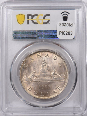 Canada 1937 Dollar PCGS MS 61 PI0203 combine shipping