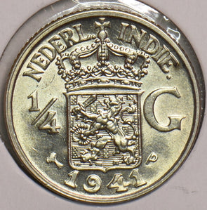 Netherlands East Indies 1941 P 1/4 Gulden 199229 combine shipping