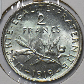 France 1919 2 Francs 294175 combine shipping