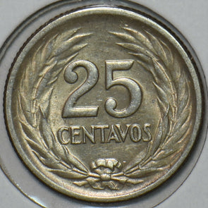 El Salvador 1953 25 Centavos 297348 combine shipping