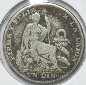 Peru 1890 Dinero 192659 combine shipping