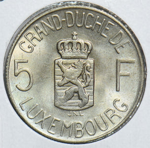 Luxembourg 1962 5 Francs 198798 combine shipping