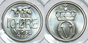 Norway 1964 10 Ore Bee 904781 combine shipping