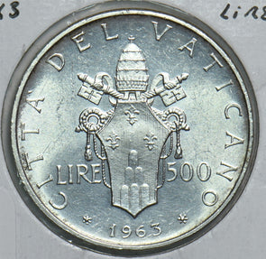 Vatican 1963 500 Lire 241073 combine shipping