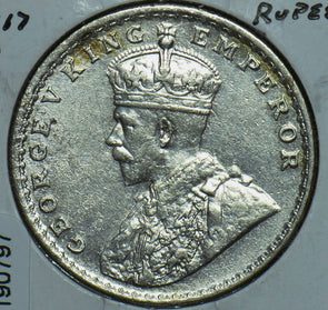 British India 1917 Rupee 190797 combine shipping