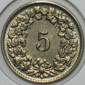 Switzerland 1949 5 Rappen BU 196219 combine shipping