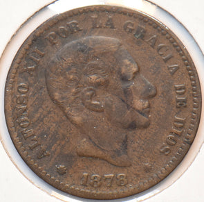Spain 1878 5 Centimos 193036 combine shipping