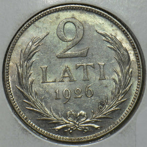Latvia 1926 2 Lati UNC 490728 combine shipping
