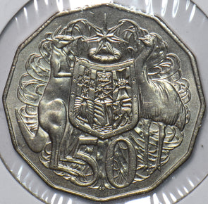 Australia 1980 50 Cents Kangaroo animal Emu 151583 combine shipping