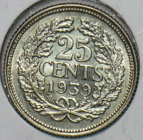 Netherlands 1939 25 Cents 294966 combine shipping