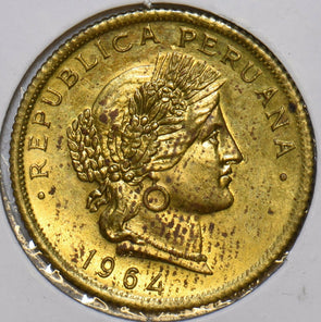 Peru 1964 20 Centavos 152549 combine shipping