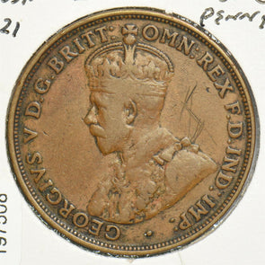 Australia 1921 Penny 197508 combine shipping
