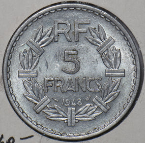 France 1948 5 Francs 151518 combine shipping