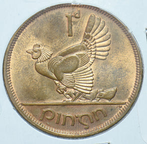 Ireland 1968 Penny Hen with chicks animal 191365 combine shipping