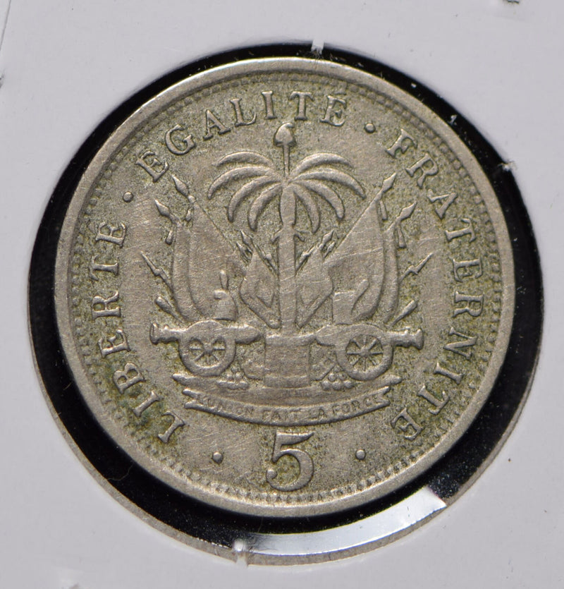 Haiti 1904 5 Centimes  291925 combine shipping