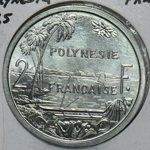 French Polynesia 1965 2 Francs 297819 combine shipping