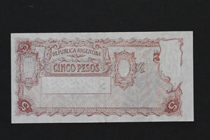 Argentina 5 Peso #264x Errors Ley Serial H RN0103 combine shipping