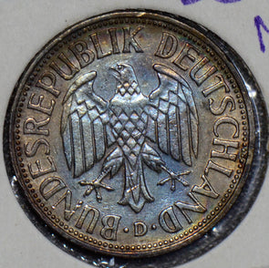 Germany 1950 Mark silver stunning blue toning 190465 combine shipping