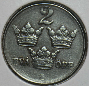 Sweden 1945 2 Ore 904024 combine shipping
