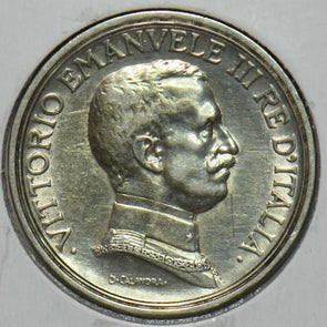 Italy 1914 R 2 Lire Horse animal I0525 combine shipping