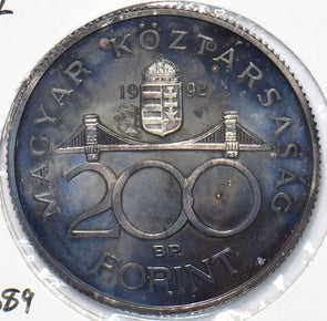 Hungary 1992 200 Forint  191780 combine shipping