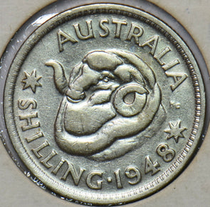 Australia 1948 Shilling Merino ram animal 902749 combine shipping