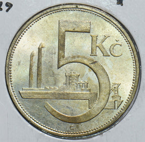 Czechoslovakia 1929 5 Korun 198740 combine shipping