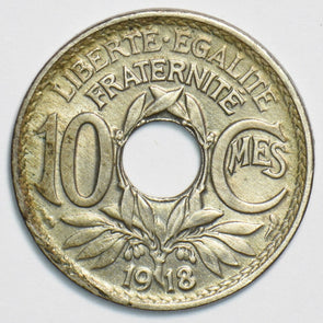 France 1918 10 Centimes 197480 combine shipping