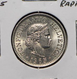 Switzerland 1965 10 Rappen  191754 combine shipping