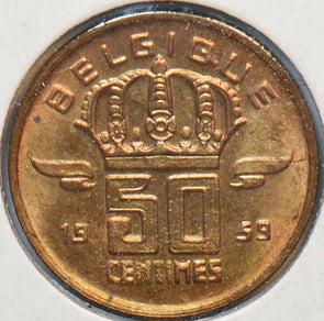 Belgium 1959 50 Centimes 193682 combine shipping