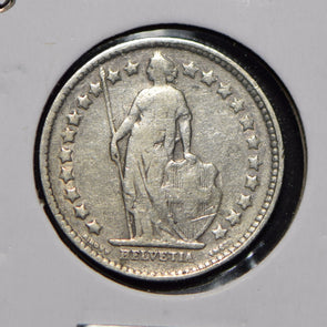Switzerland 1913 1/2 Franc  900743 combine shipping